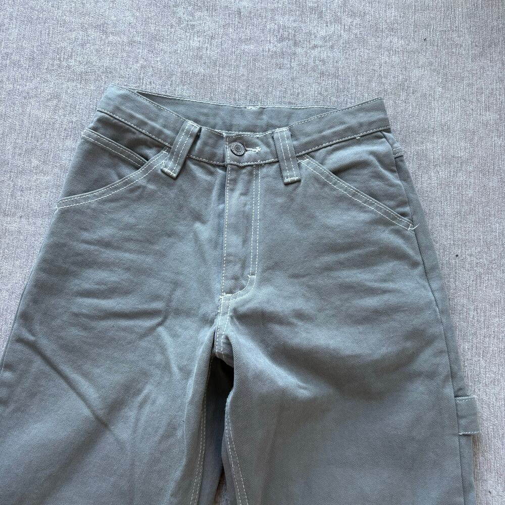 John Galt Brandy Melville Grey Carpenter Straight Leg Jeans - Picture 2 of 5